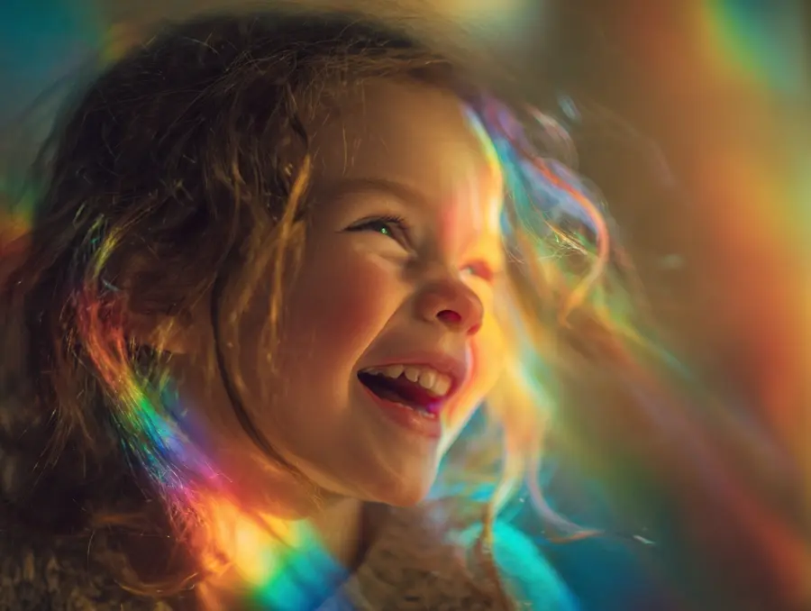 A soft, reflective image representing childhood and understanding